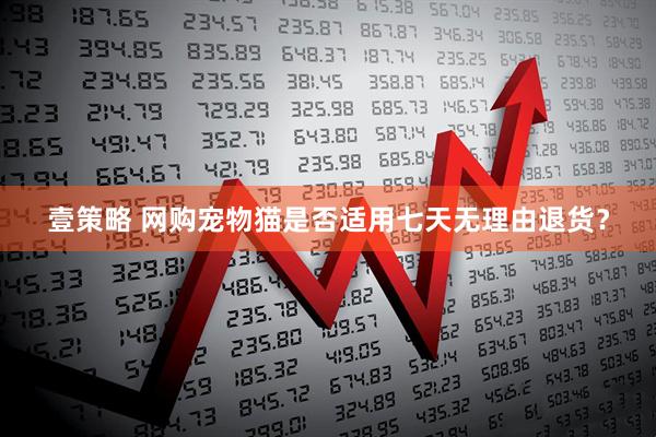 壹策略 网购宠物猫是否适用七天无理由退货？